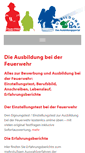 Mobile Screenshot of feuerwehr-ausbildung.com